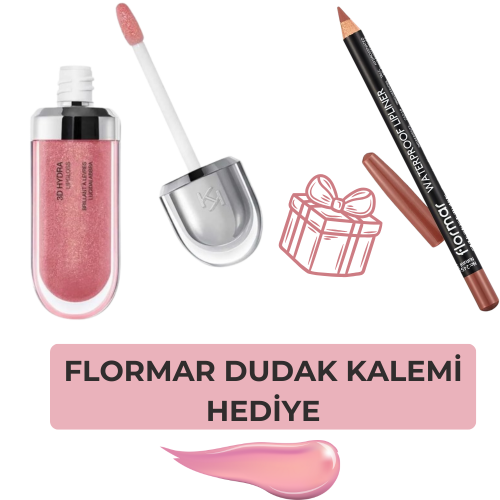 Kiko 3D Hydra Lipgloss 17 Pearly Mauve Nemlendirici Dudak Parlatıcısı